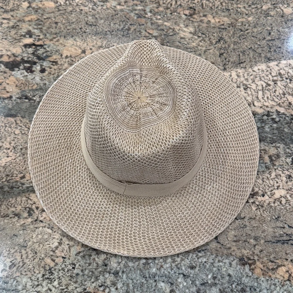 Stylish Beige Woven Hat